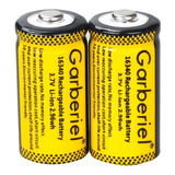 Bateria Cr123a Recargable Garberiel 650mah 3.7v 16340 X4