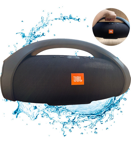 Caixa De Som Bluetooth Bombox2 Pendrive Prova D'água Bass Sd