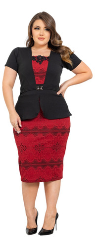 Vestidos Evangelicos Femininos Plus Size Midi Moda Tubinho