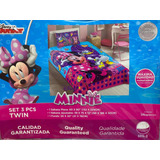 Juego De Sabanas Infantil De Minnie  Mouse Algodón