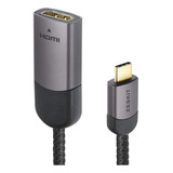 Adaptador Usb C A Hdmi - 4k 60hz - Conectores Chapados En Or