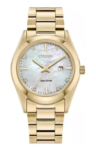 Reloj Citizen Eco Drive Sport Luxury Dorado Ew2702-59d Ts