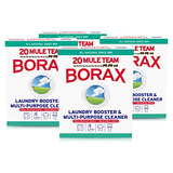 Borax Natural 20 Mule Team, 65 Oz, 4 Uds, Multiusos