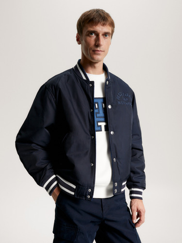 Chaqueta Bomber Reversible Azul Tommy Hilfiger