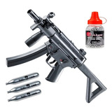 Pistola Co2 Rifle Blowback Umarex Hk Mp5 K-pdw Replica + Kit