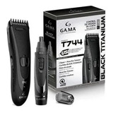 Combo Ga.ma T744 Cortapelo T742+trimer Gnt512 Black Titanium