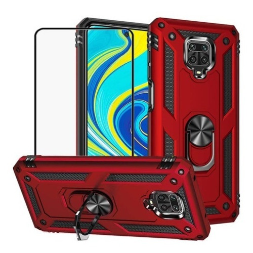 Case Uso Rudo Shockproof Modelos Xiaomi Redmi + Cristal 21d