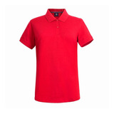 Polera Pique Polo Dryfresh M/corta Mujer Rojo