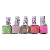 Kit Spa Nenas 60 Art 20 Stickers Uñas 20 Esmaltes 20 Brillos