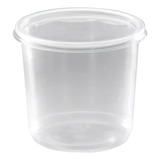 Pote / Envase Plástico 16 Oz - 500 Ml Con Tapa (25 Uds)