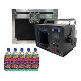 Maquina Haze 1500w Machine Haze Fumaça Com Case + Liquidos