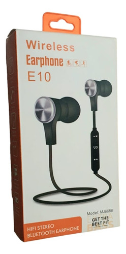 Auriculares C/ Cable Bluetooth Wireless E10