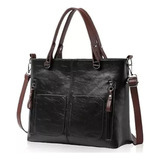 Bolsa Mujer Impermeable  Pu Tote Crossbody Bandolera