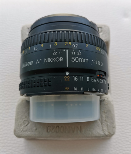 Lente Nikon Af Nikkor 50mm F/1.8 Practicamente Nuevo