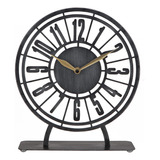 Nikky Home Reloj De Mesa Grande Y Moderno De Metal, Relojes 