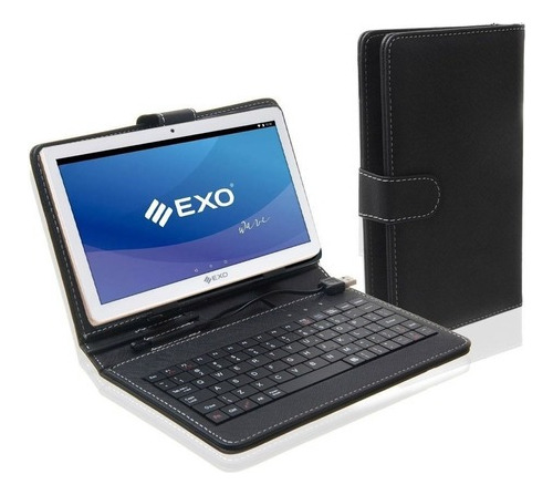 Tablet  Exo Wave Android 4g Estuche Teclado Símil Notebooks