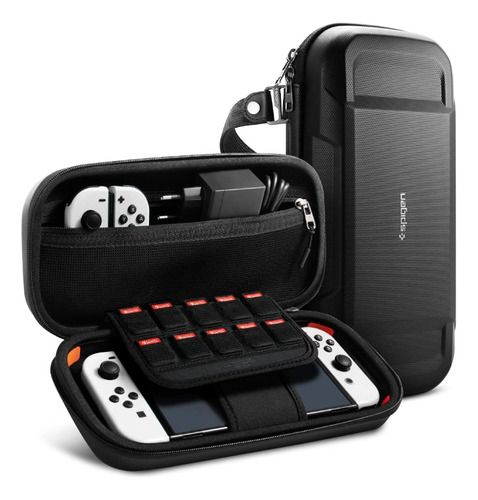 Case Spigen Rugged Armor Para Nintendo Switch Oled