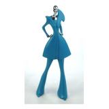 Figura De Poliresina Maniqui Azul 16.2x8.5x44.5cm