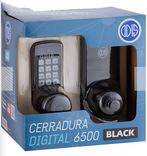 Cerradura Digital Odis 6500 Negro Pomo Md5514428