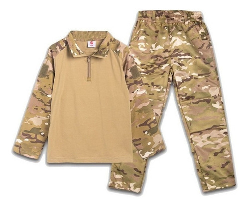 Traje De Rana De Camuflaje Táctico Militar For Niños