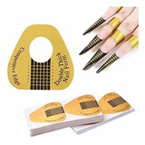 Equipo Para Decorar Uñas Kingmas 100 Pcs Nail Art Form Guide