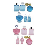 2 Juegos De Miniaturas De Perfume A Escala 1/12, Accesorios