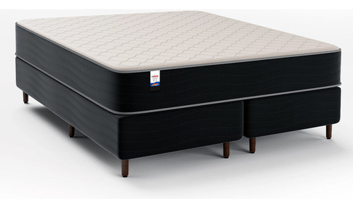 Cama Box E Colchão Queen Size Flex Sleepy Bonnell - 158x198