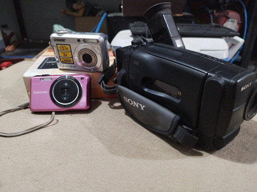 Filmadora Sony - Pacote Câmeras E Walkmans Antigo Retro