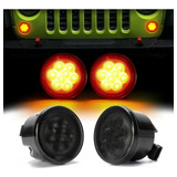 Par Faros Niebla Led Jeep Wranglerjk  Rubicon 2007-2017 Bsj