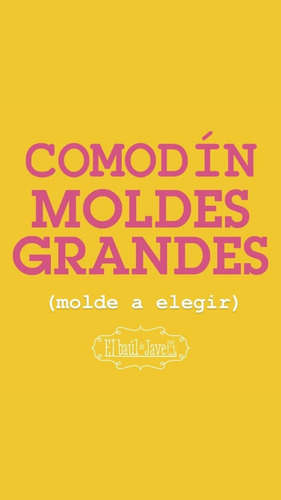 Comodín Molde Grande Para Gelatina El Baúl De Jave A Escoger