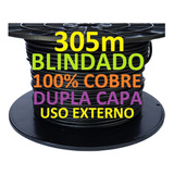Cabo Rede Cat5e 305m Cobre Ftp Externo Dc Blindado Connect