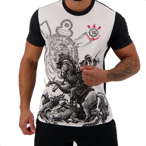 Camisa Corinthians Masculino Simbolo Sccp Licenciada Adulto