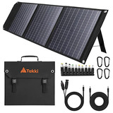 Panel Solar De 60w, Kit Plegable De Cargador De Baterí...