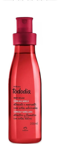 Natura Tododia Cereja E Avelã Body Splash Feminino 200ml