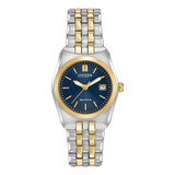 Citizen Mujeres Eco-drive Reloj De Acero Inoxidable Con Fech