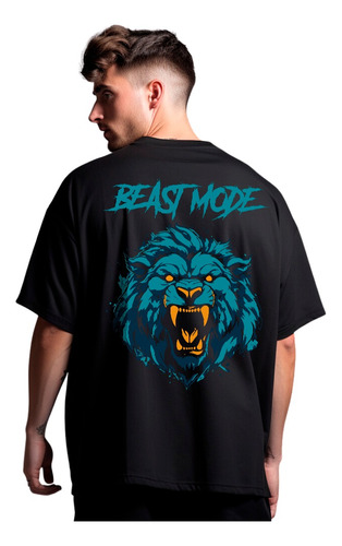 Playera Deadlift Beast Mode Leon/ Unisex /oversize