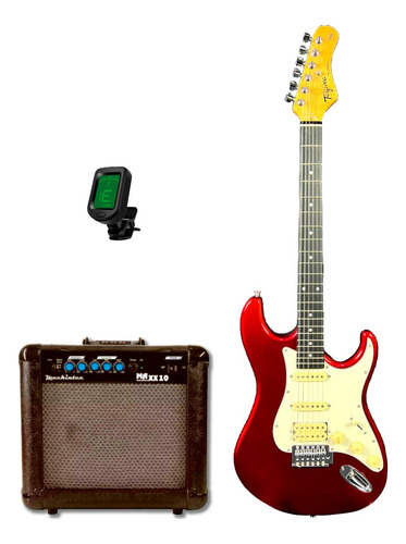 Guitarra Tagima Tg-540 Tg 540 Mr Kit Com Amp E Afinador