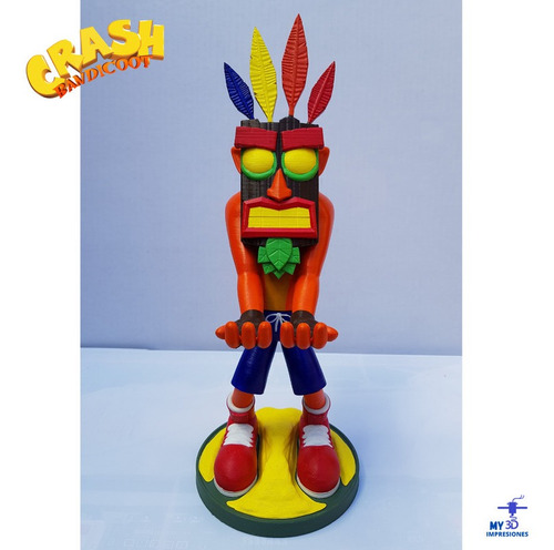 Soporte Crash Aku Aku 3d