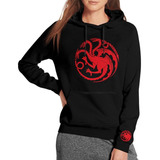 Sudadera House Of The Dragon Escudo Game Of Thrones Mujer