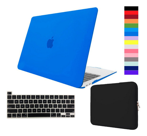 Kit Case Macbook Pro A2338 M2 + Neoprene + Protetor Teclado