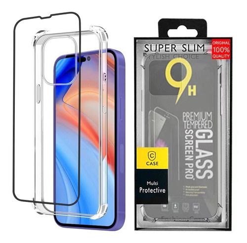 Para Samsung Pack Carcasa Reforzada + Lamina 9h Todos Modelo