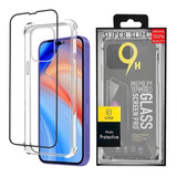 Para Samsung Pack Carcasa Reforzada + Lamina 9h Todos Modelo