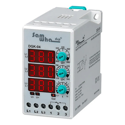 Rele Dsp Proteção De Alta E Baixa Tensão 3x380