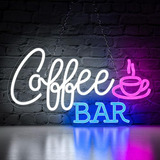 Letrero De Neon Café - Usb Coffee Bar Decor