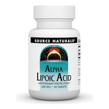 Source Naturals Ácido Alfa Lipoico, 200 Mg - 30 Tabletas