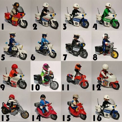 Playmobil Moto Motos City Motoquero Dosruedas Scooter Motero