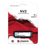 Disco De Estado Solido Kingston 1tb Nv2 M.2 2280 Nvme Pciex