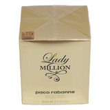 Perfume Lady Million 80ml Edp Paco Rabanne Original C/selo