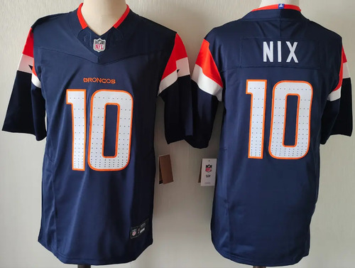 Zz Bicycle Jersey Bo Nix Blue White Orange Camiseta | Envío gratis