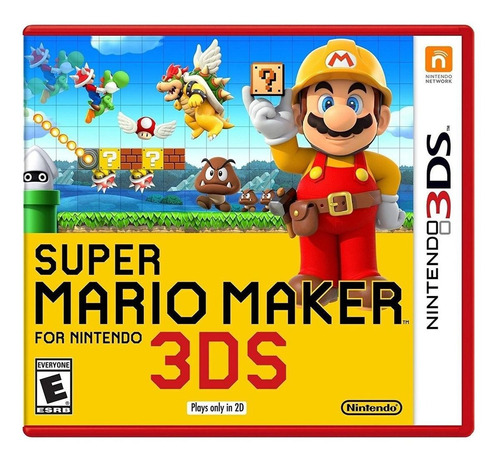 Super Mario Maker Nintendo 3ds Mídia Física Novo Lacrado